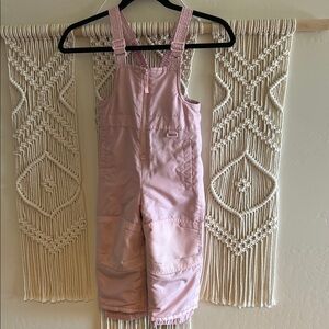Circo Pink Kids One Piece snow bibs
